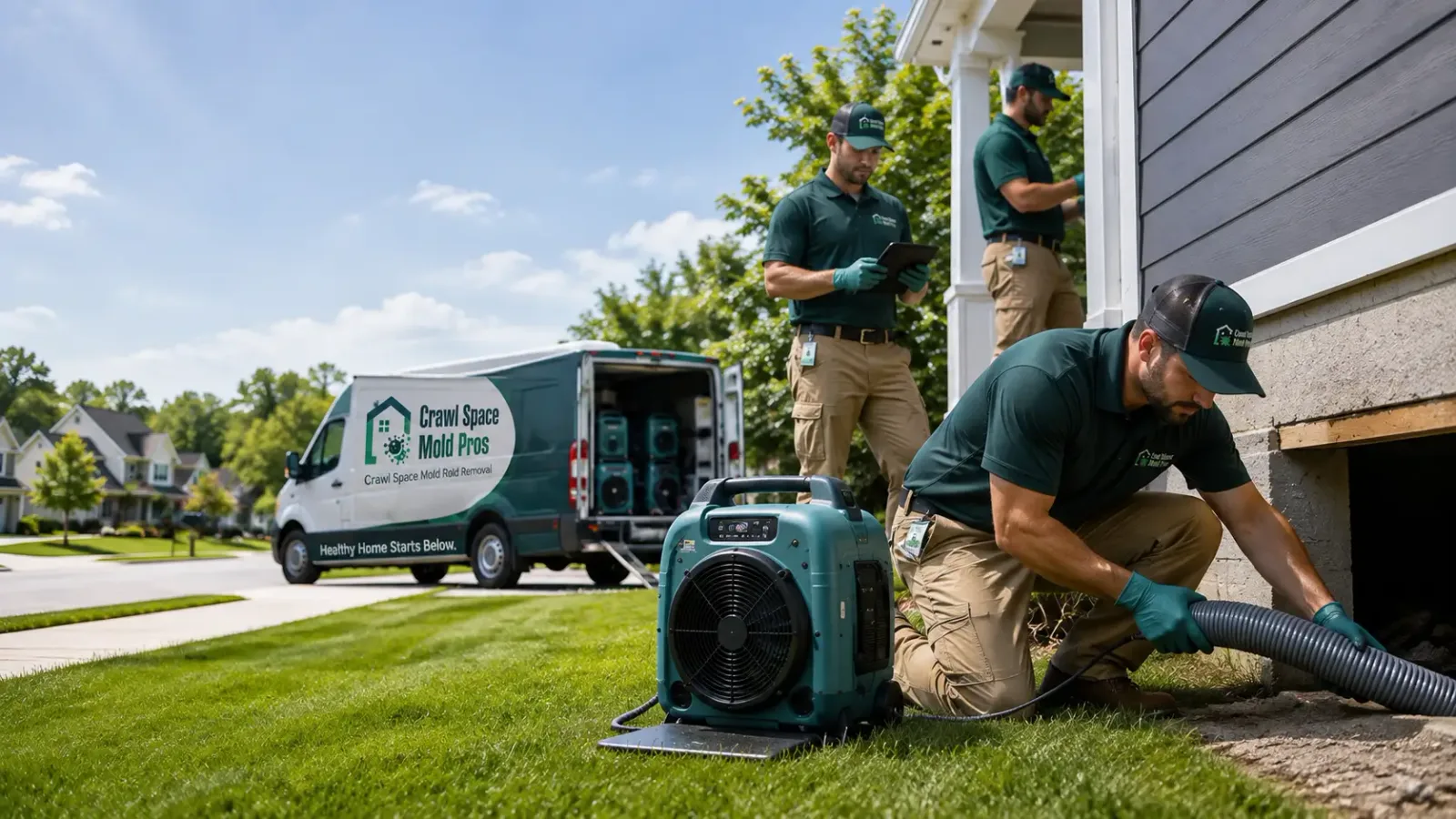 Crawl Space Mold Removal in Evadale, TX